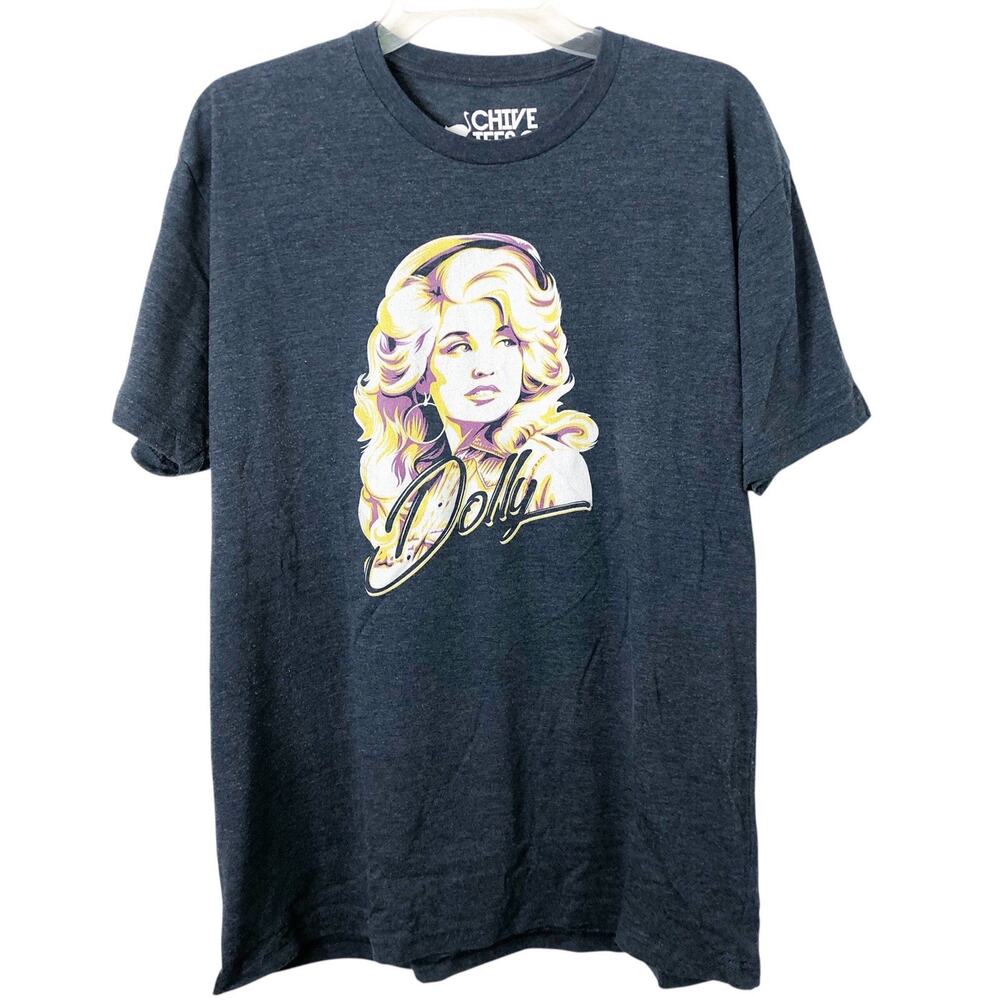 Dolly Parton Chive Tees Short Sleeve Graphic T-Shirt Size XL